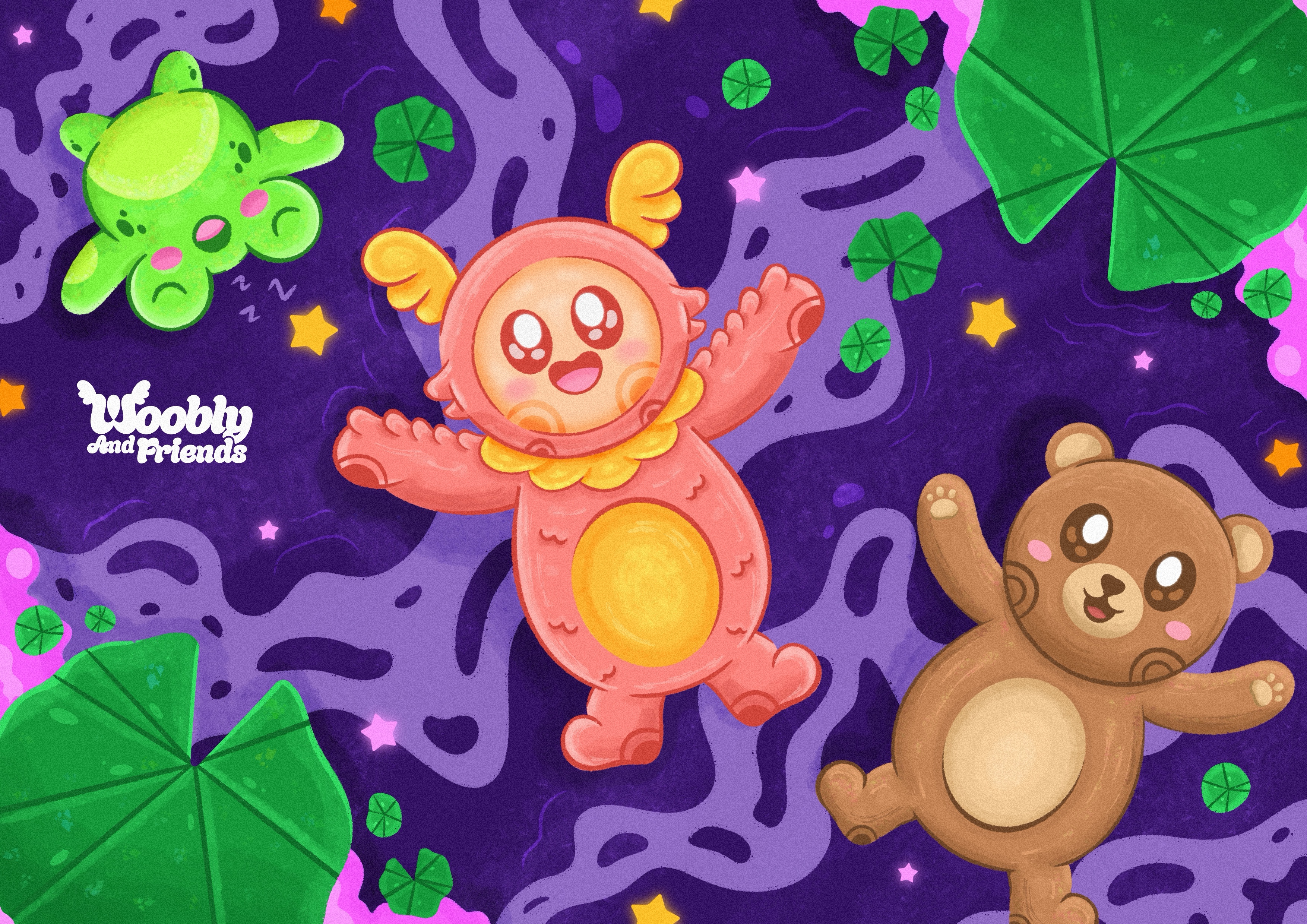 Fluffy and Friends adventuring through the Whimsiverse